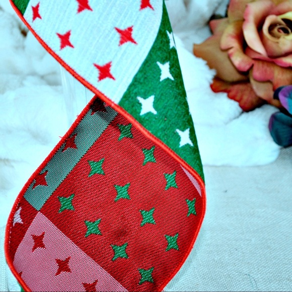 Nwt beautiful designer Arty Red green white big check/dots jacquard - Picture 3 of 6